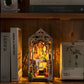 3D sestavljanka in držalo za knjige Book Nook, Garden House