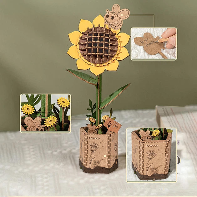 3D sestavljanka Sunflower