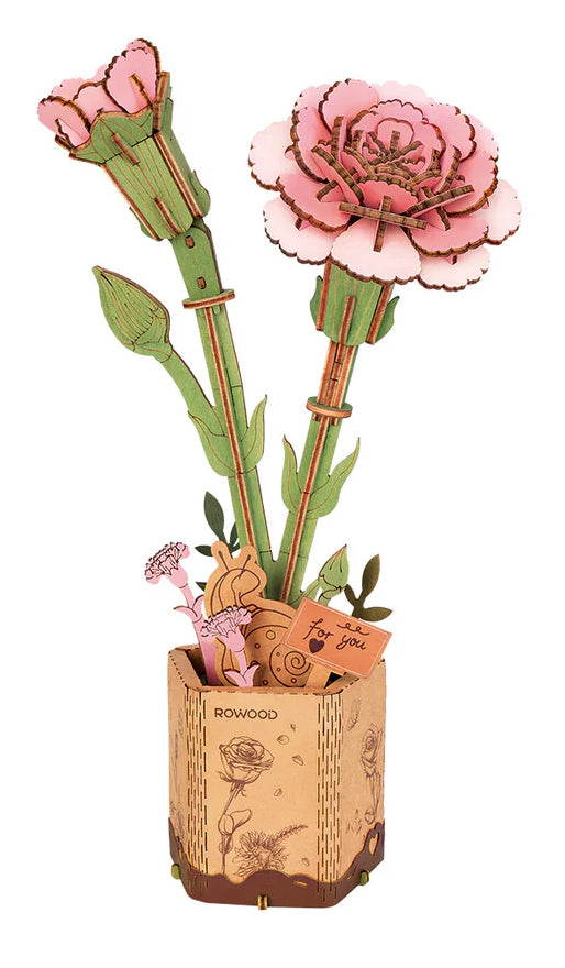 3D sestavljanka Pink Carnation