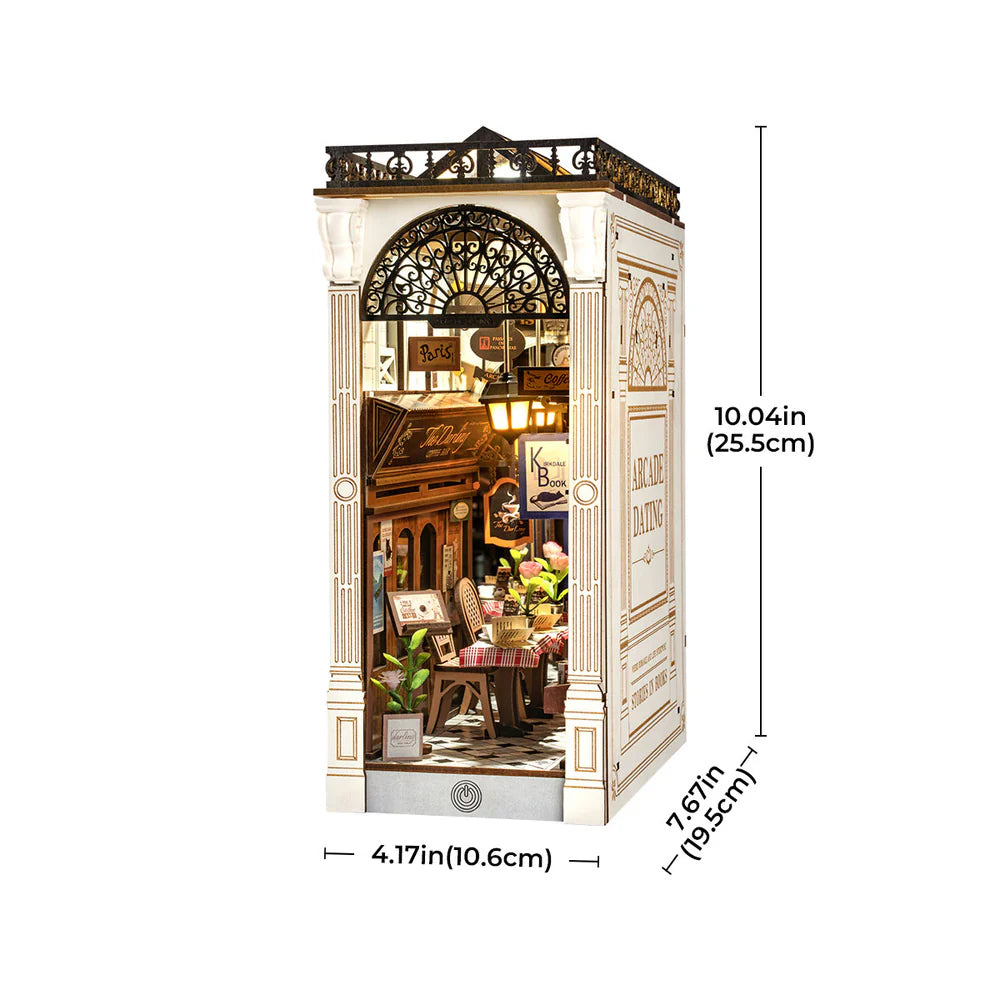 3D sestavljanka in držalo za knjige Book Nook, Arcade Dating