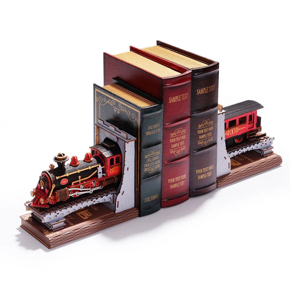 3D sestavljanka in držalo za knjige Book Nook, Century Train