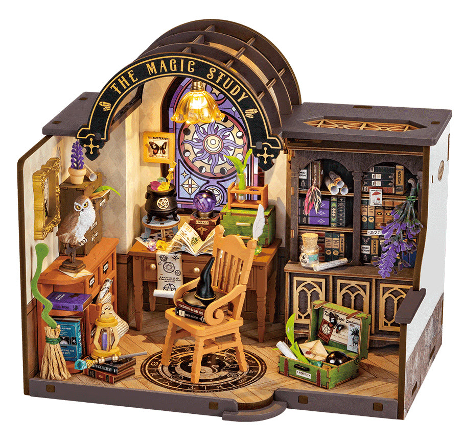 3D sestavljanka in držalo za knjige Book Nook, Magic Study