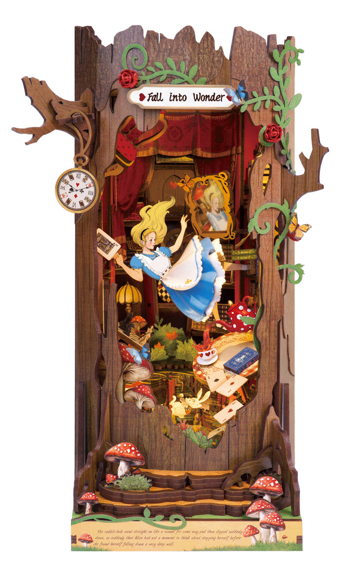 3D sestavljanka in držalo za knjige Book Nook, Fall Into Wonder