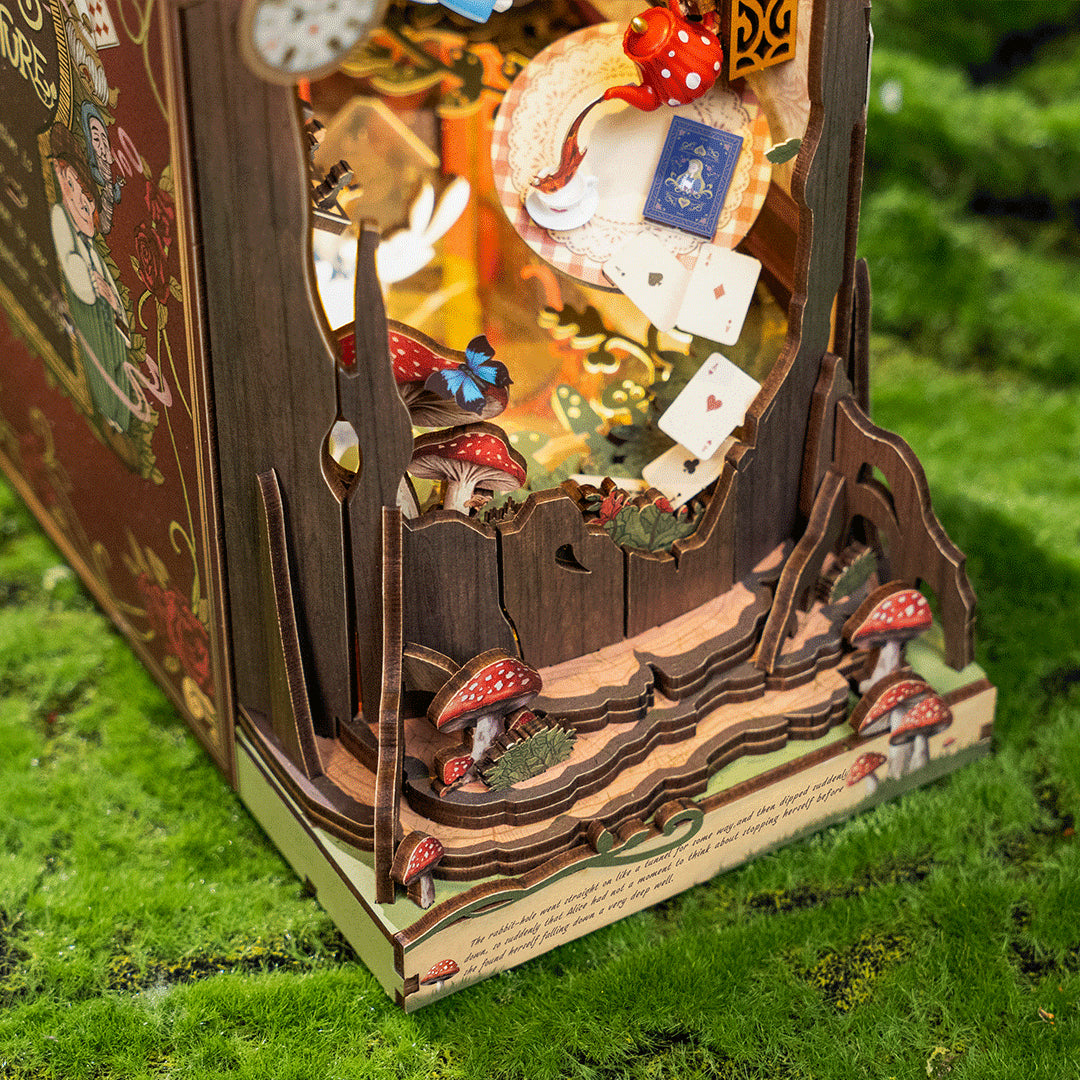 3D sestavljanka in držalo za knjige Book Nook, Fall Into Wonder