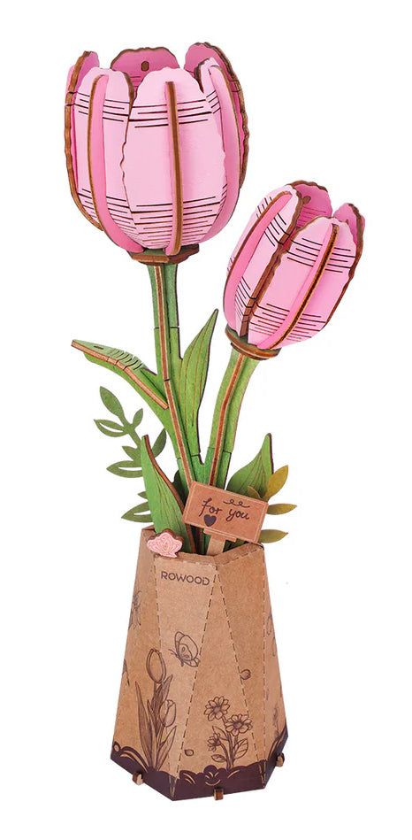3D sestavljanka Pink Tulip