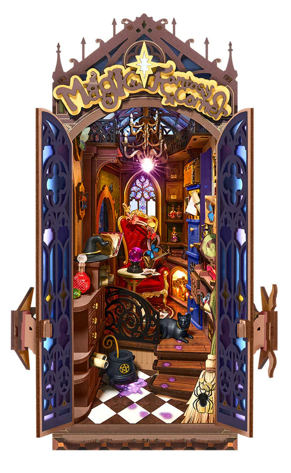 3D sestavljanka in držalo za knjige Book Nook, Magic Fantasy
