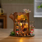 3D sestavljanka in držalo za knjige Book Nook, Fairytale Tree House
