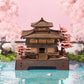 3D sestavljanka in držalo za knjige Book Nook, Sakura Pavilion