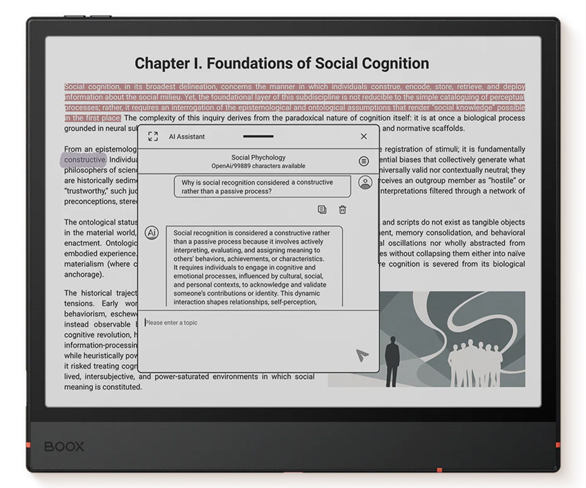 E-bralnik BOOX Note Air5 C, črn