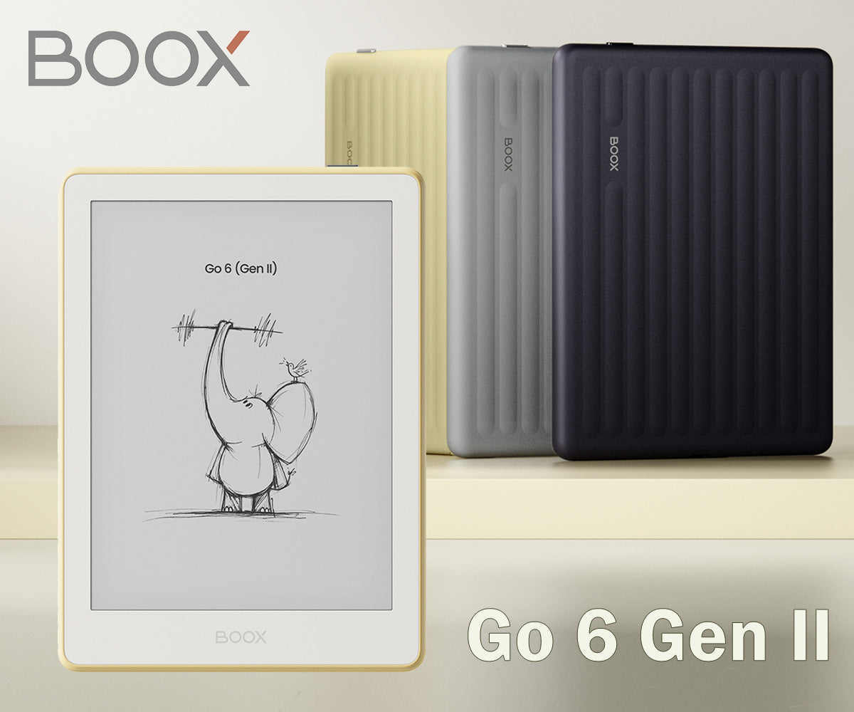 E-bralnik BOOX Go 6 Gen II, siv (Stone)