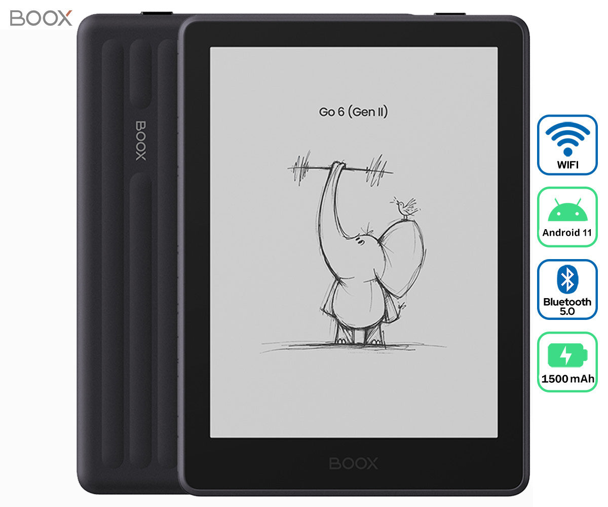 E-bralnik BOOX Go 6 Gen II, črn (Plum)