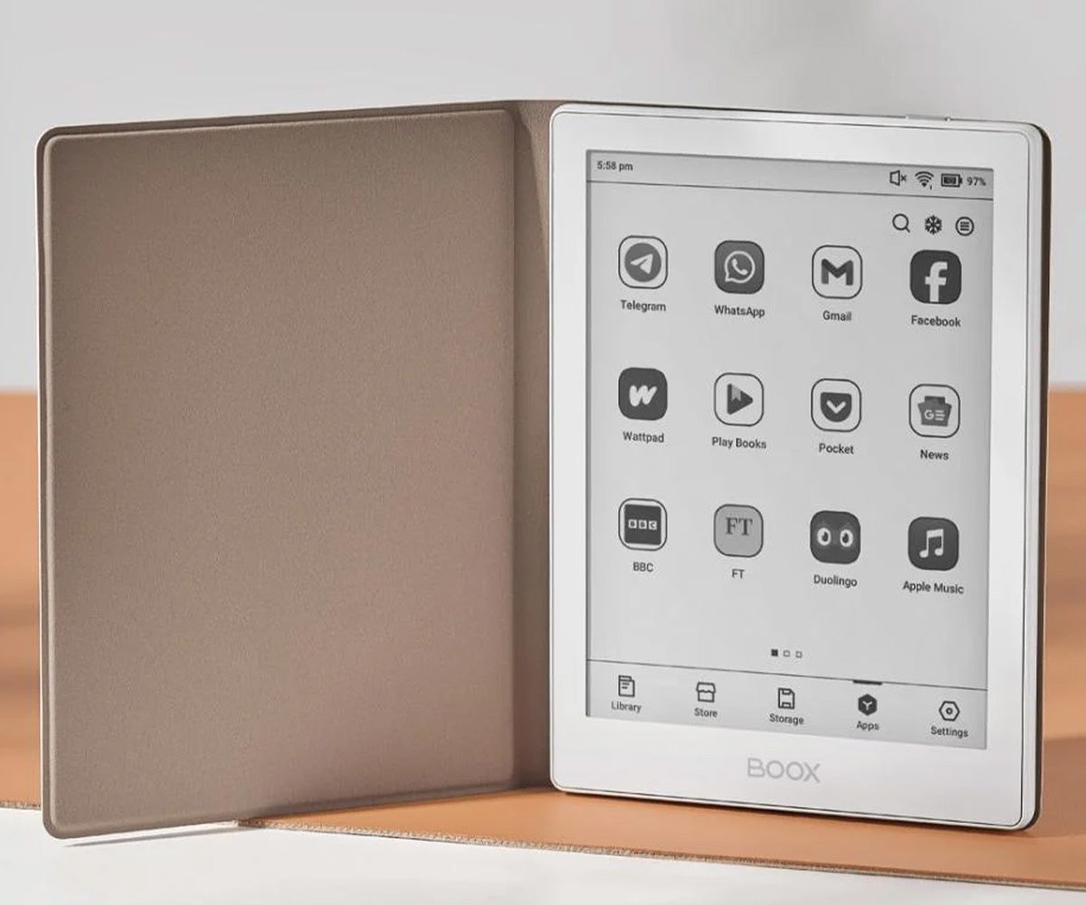 Ovitek za e-bralnik BOOX Go 6 Gen II, bež