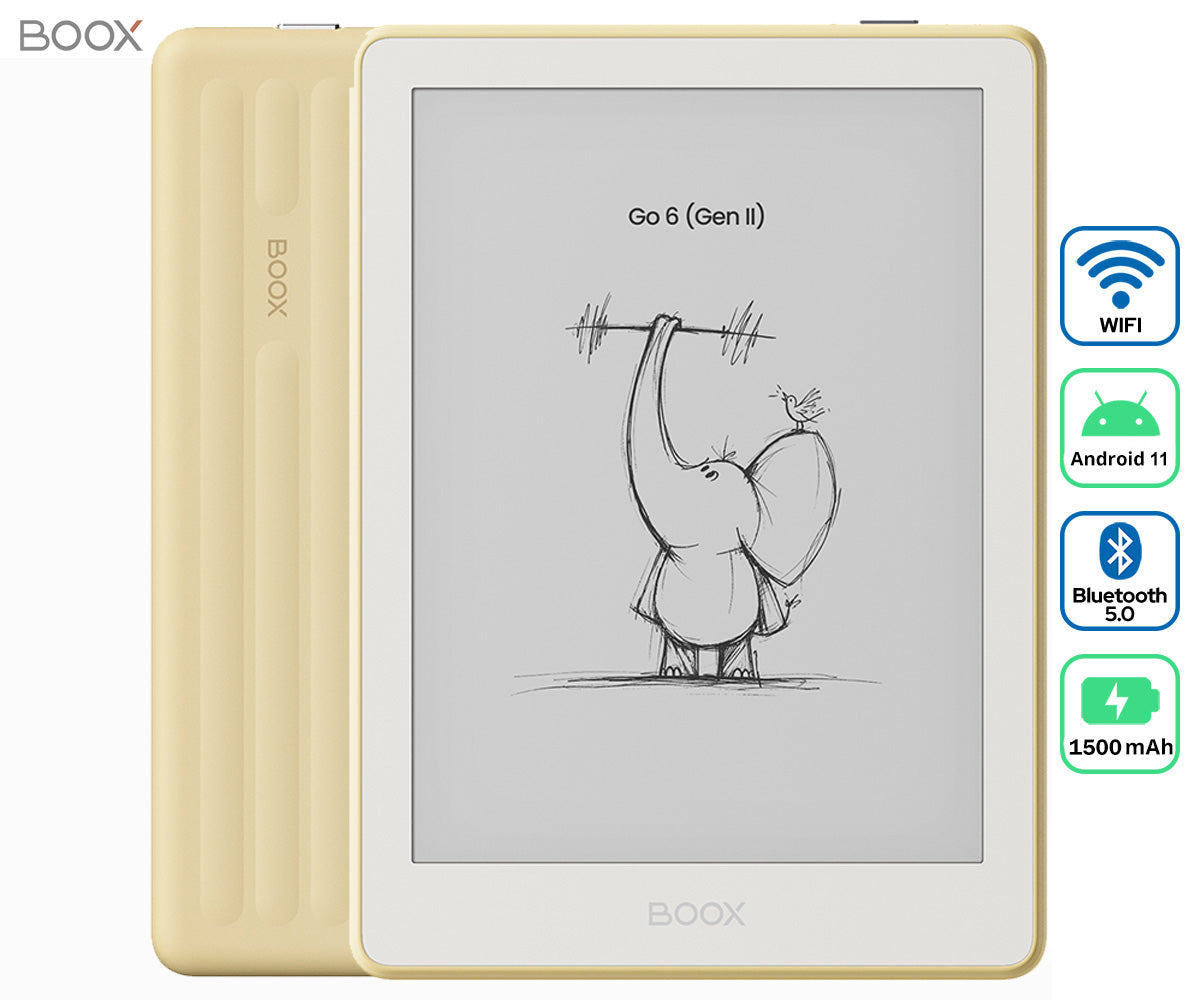 E-bralnik BOOX Go 6 Gen II, bež (Custard)