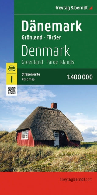 Denmark - Greenland - Faroe Islands, Road Map 1:400.000