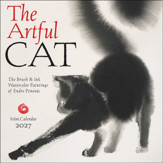 Artful Cat 2027 Mini Wall Calendar