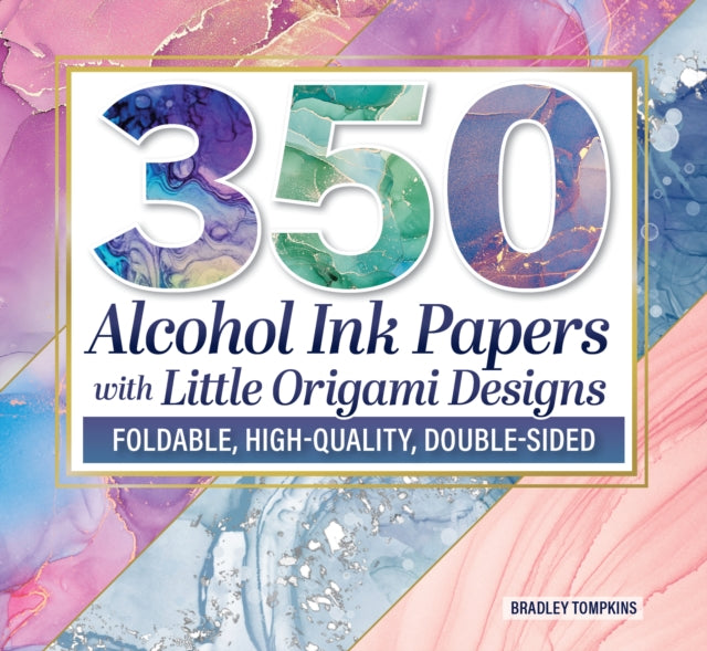 350 Alcohol Ink Papers with Little Origami Designs