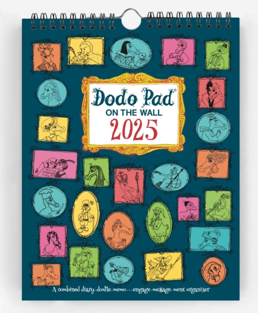 Dodo Pad On The Wall 2025 - Calendar Year Wall Hanging Week to View Calendar Organiser