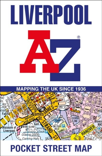 Liverpool A-Z Pocket Street Map