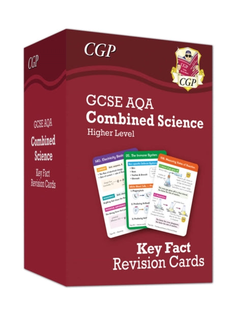 New GCSE Combined Science AQA Higher Key Fact Revision Cards - Summary cards for quick revision