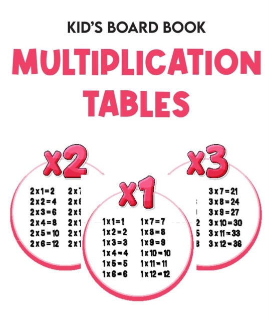 Kids Board Book Multiplication Table