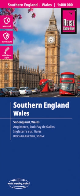 Southern England and Wales Map