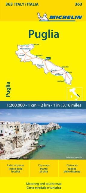 Puglia - Michelin Local Map 363