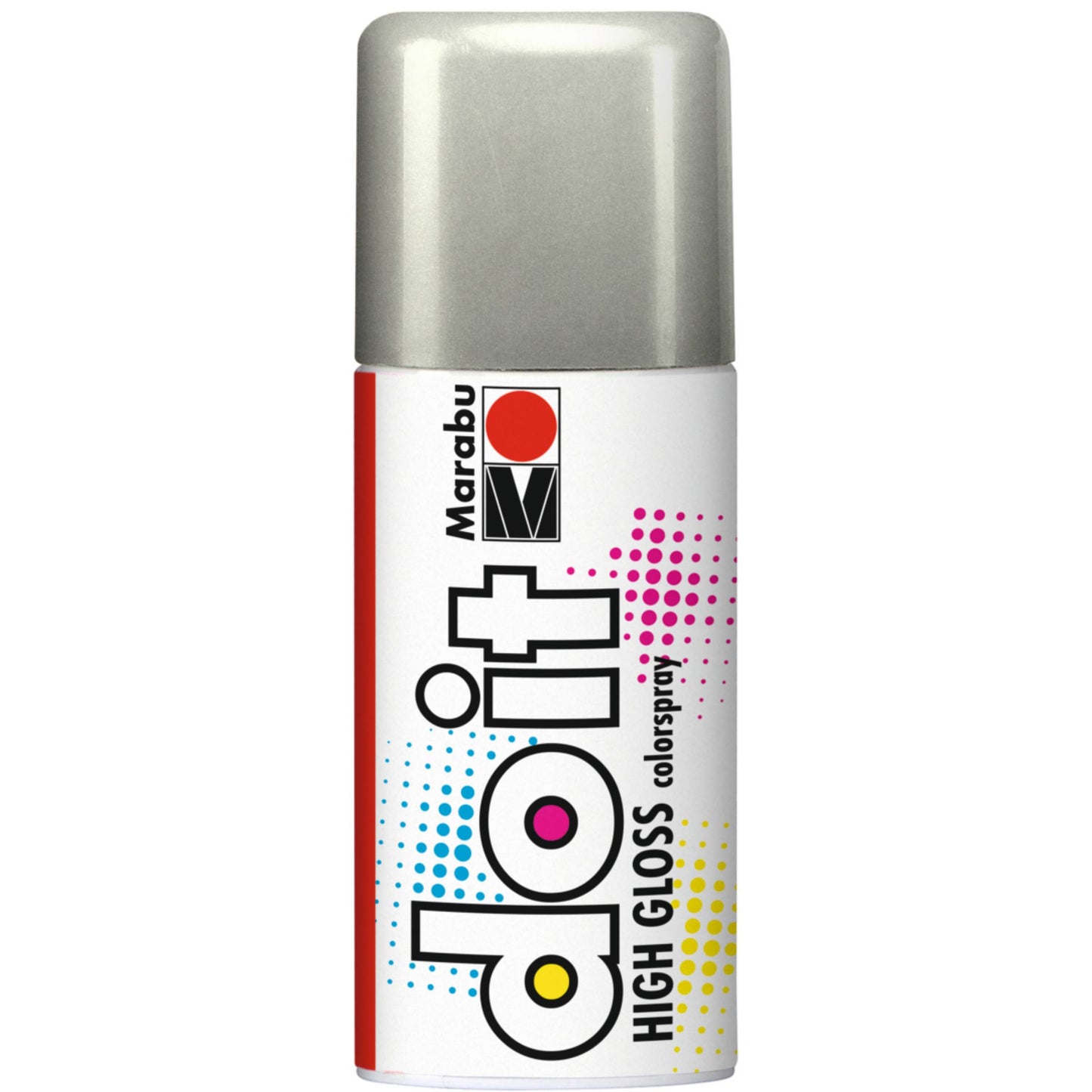 Sprej Marabu DO IT, visoko sijajni, srebrn 482, 150 ml
