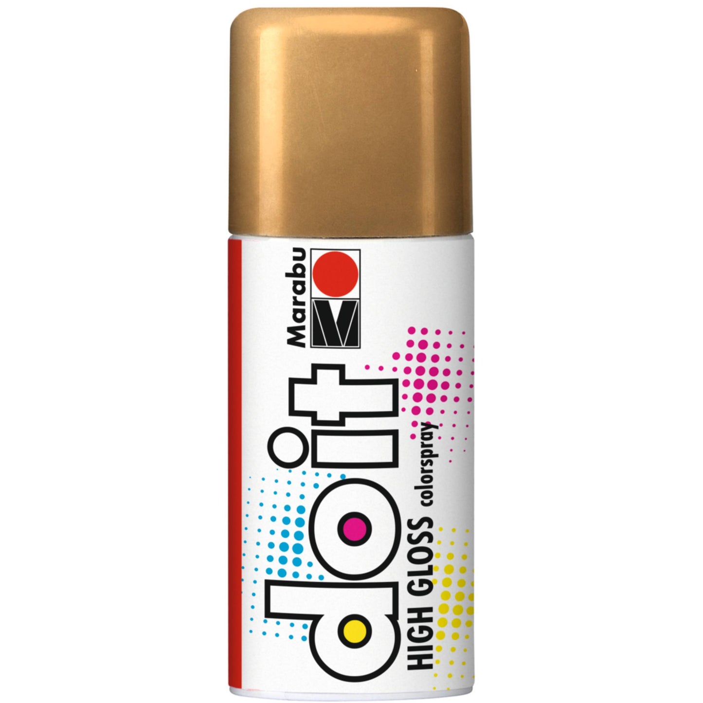 Sprej Marabu DO IT, visoko sijajni, zlat 484, 150 ml