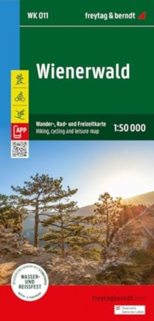 Vienna Woods (Wienerwald) Hiking, Cycling & Leisure Map