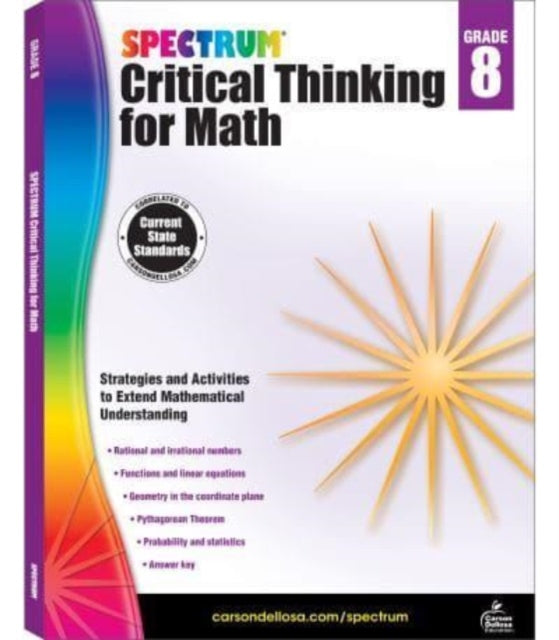 Spectrum Critical Thinking for Math Gr 8