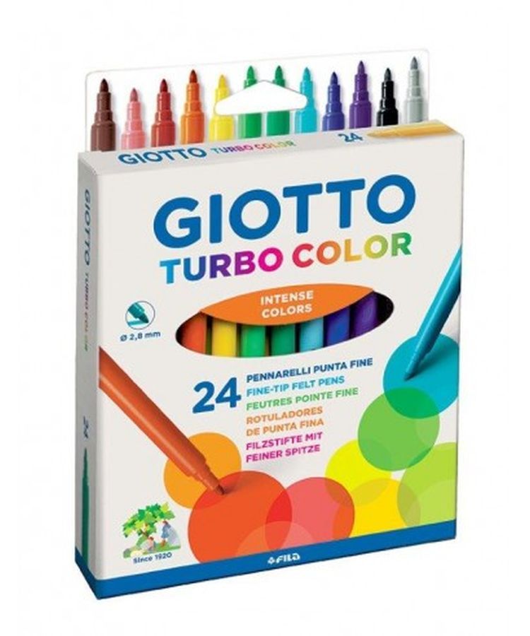 Flomastri Giotto 071500 Turbo Color 24/1