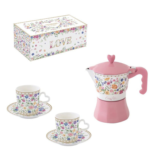 Set čajnik in 2 skodelici MON AMOUR