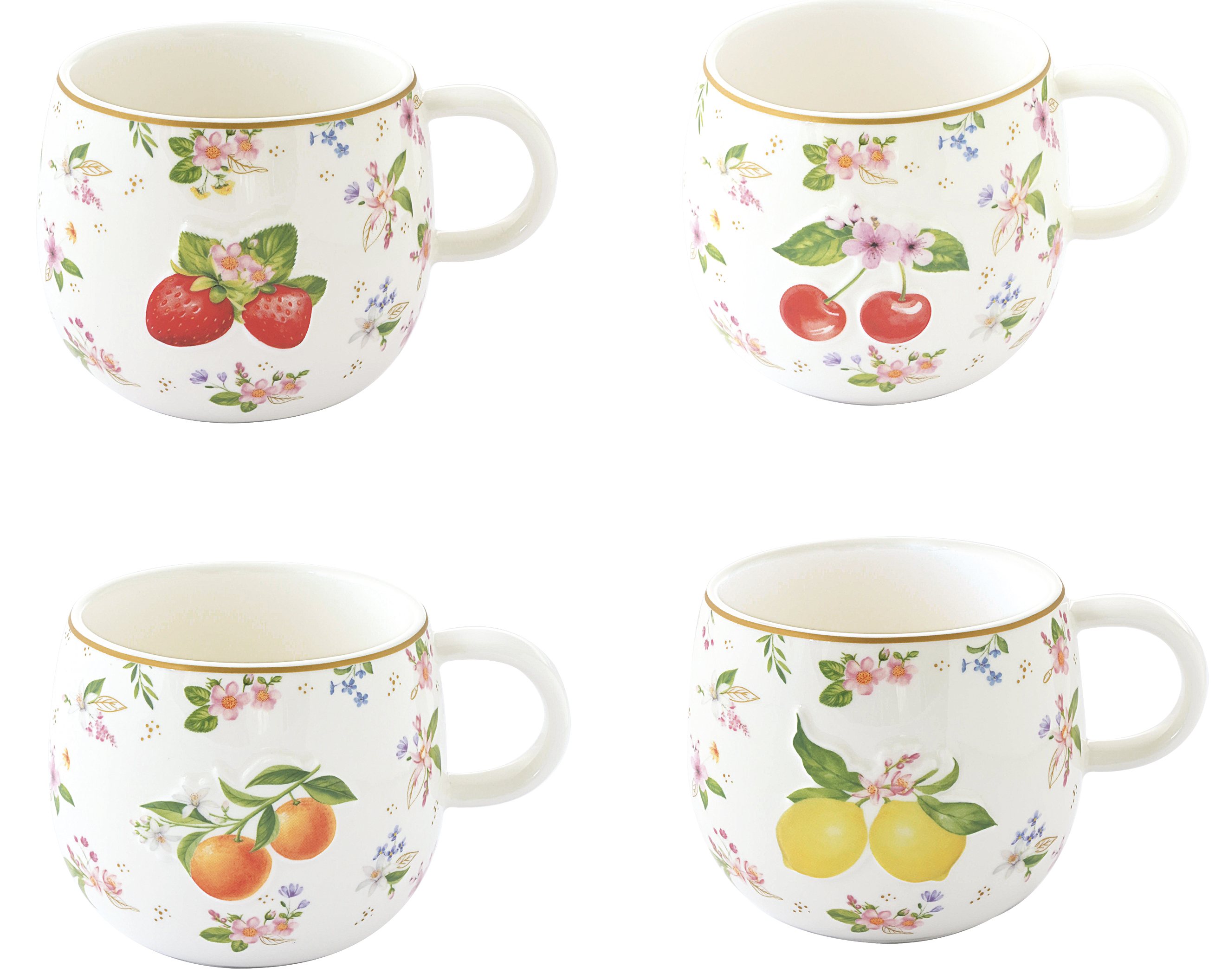 Skodelica Fancy Fruit, 400 ml, sortirano