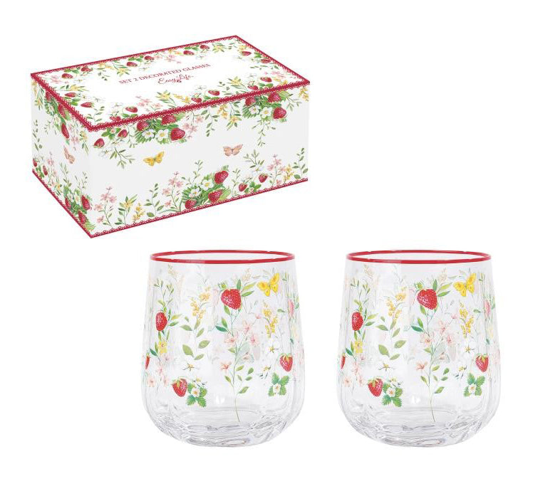 Set 2 kozarcev Jardin, 500 ml