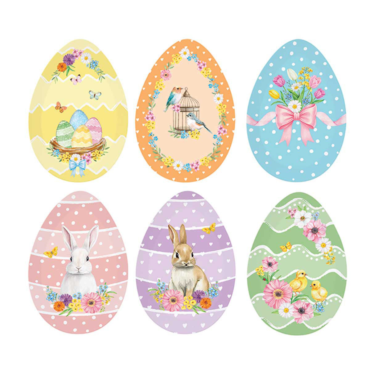 Servirni pladenj Egg Hunt, 30x21 cm, sortirano