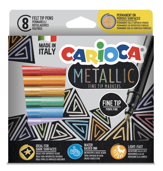 Flomastri Carioca Metallic, 8/1