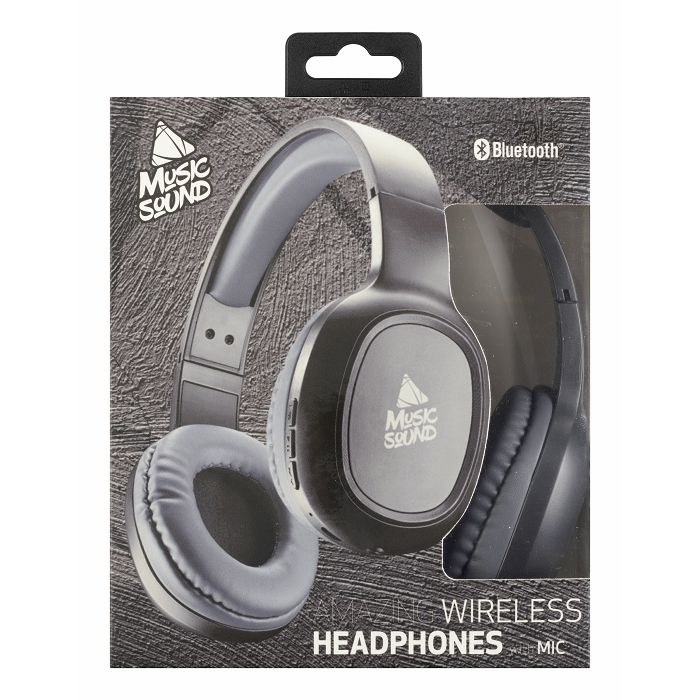 Naglavne slušalke Music Sound Basic, črne
