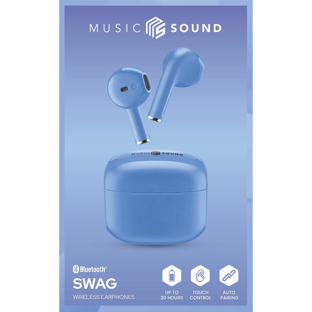 Slušalke Music Sound SWAG, vijola