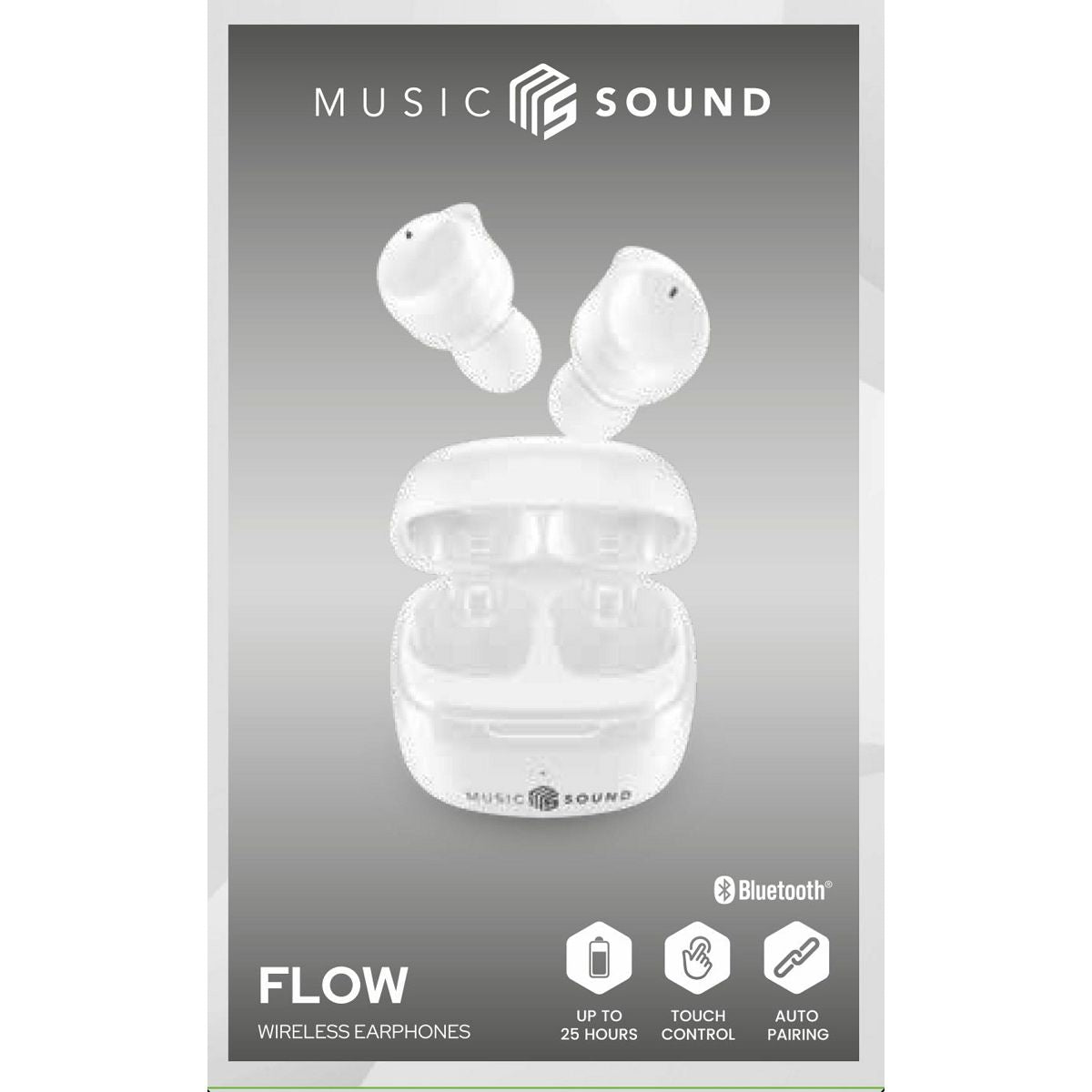 Slušalke Music Sound FLOW, bele