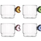 Set 4 skodelic za kavo Rainbow
