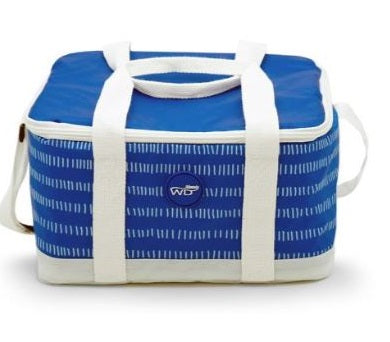 Hladilna torba, 10 L, belo-modra