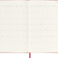 Planer Moleskine 2025/2026, 18-mesečni, large, tedenski, trde platnice, rdeč