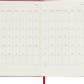 Planer Moleskine 2025/2026, 18-mesečni, pocket, tedenski, trde platnice, rdeč