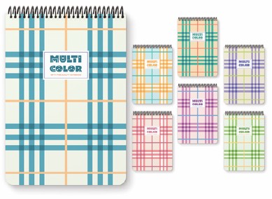 Blok A4 Gipta Multi Color, sortirano