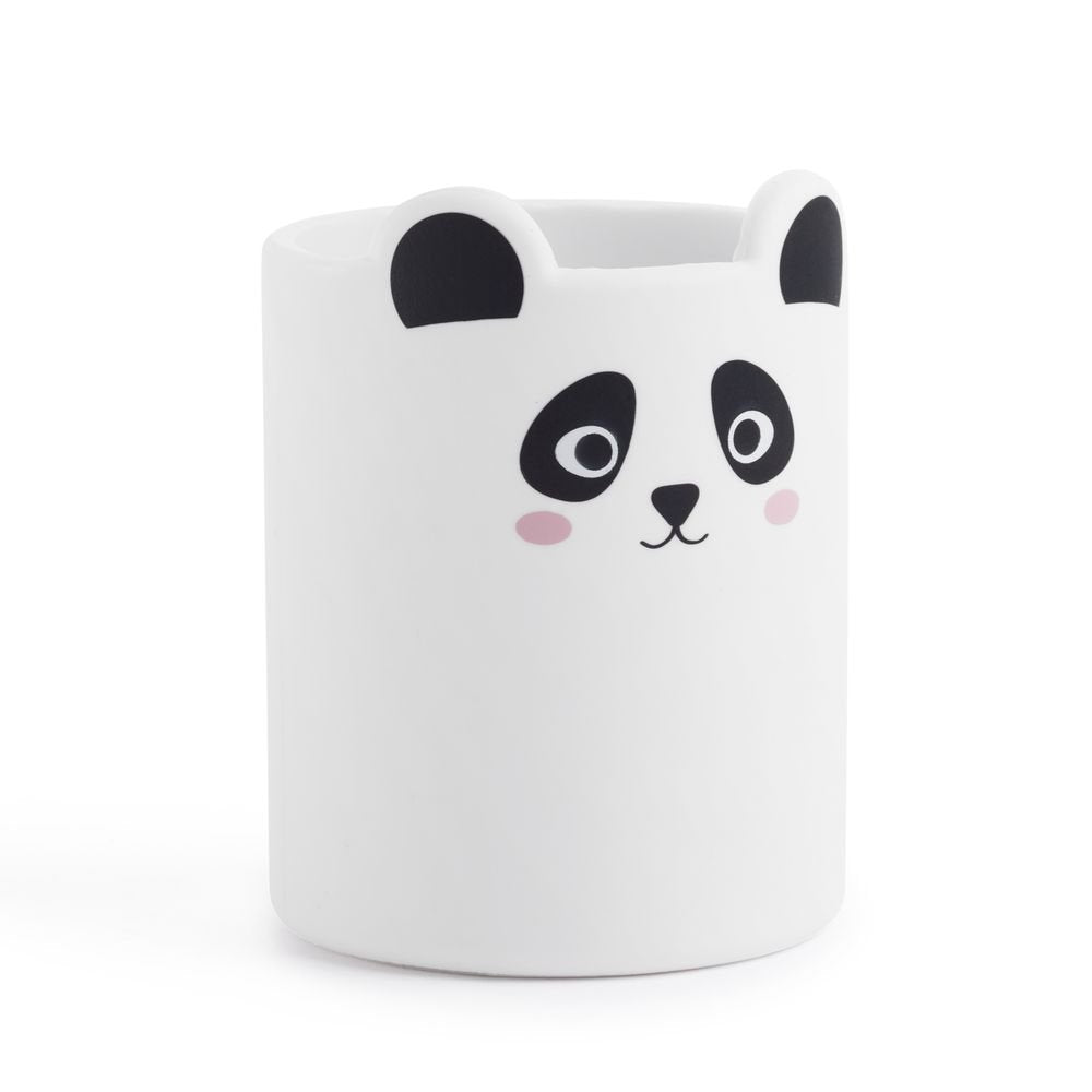 Lonček za pisala, silikonski, Panda