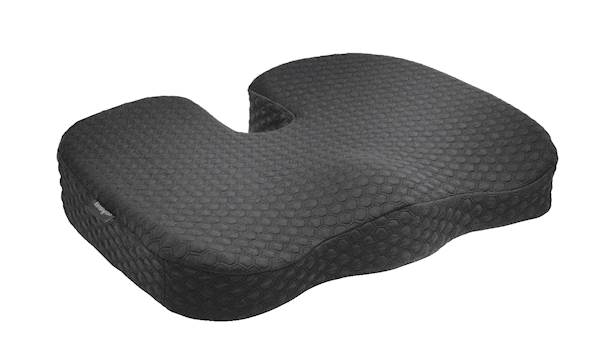 Hladilna ergonomska blazina za stol Kensingon Premium, črna