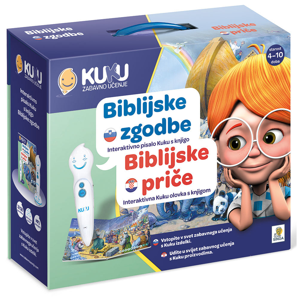 Interaktivno pisalo KUKU s knjigo: Biblijske zgodbe