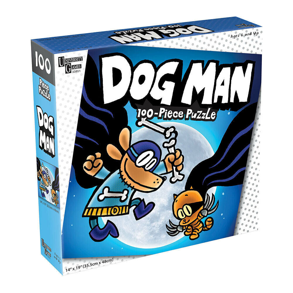 Puzzle Pasji mož Kid, 100 delni (Dog Man)