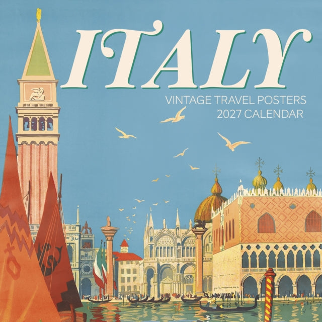 Italy: Vintage Travel Posters 2027 Wall Calendar
