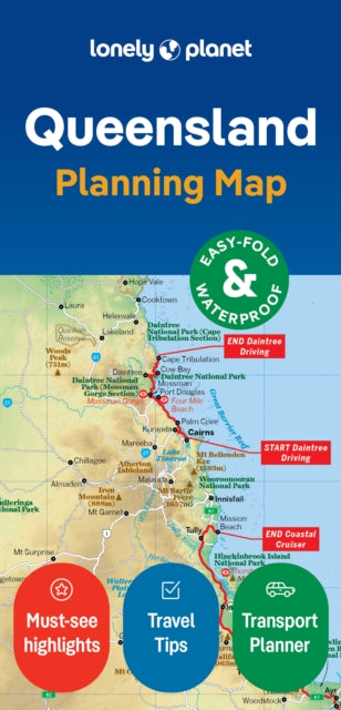 Lonely Planet Queensland Planning Map